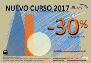 Promoción Nuevo Curso 2017